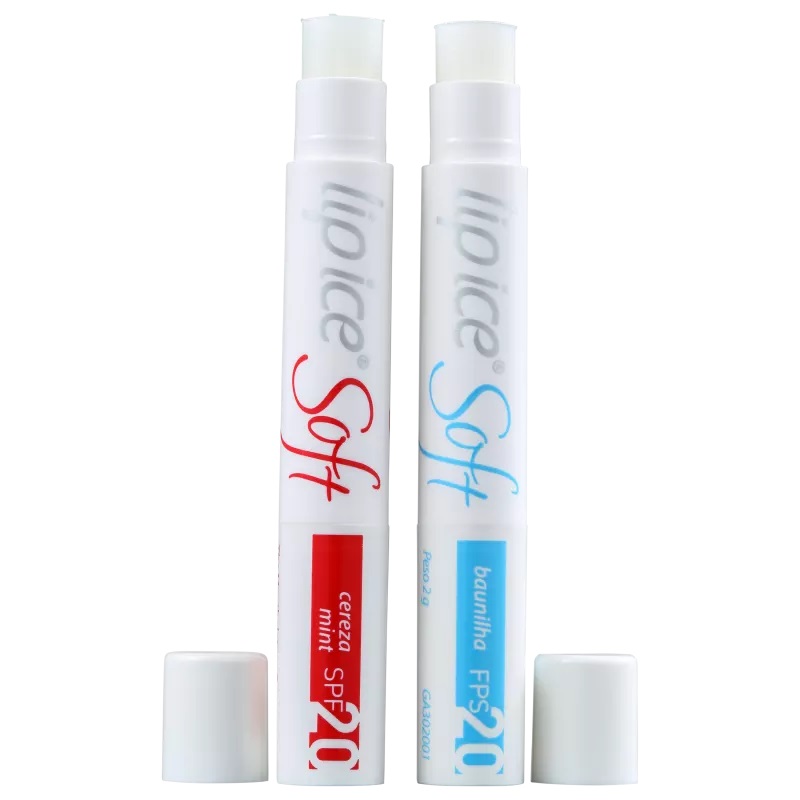 Lip Ice Pack Soft Baunilha e Cereja FPS 20