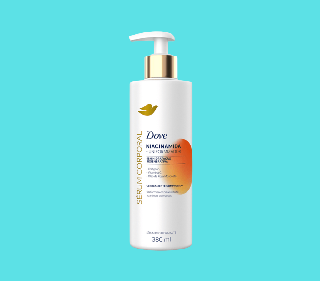 Dove Sérum Hidratante Corporal entre os produtos para pele hidratada